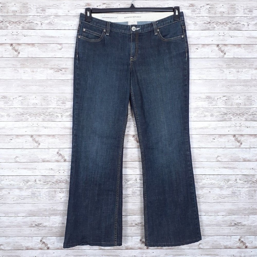 Banana Republic Womens Jeans Sz 10 Boot Cut Stretch 7